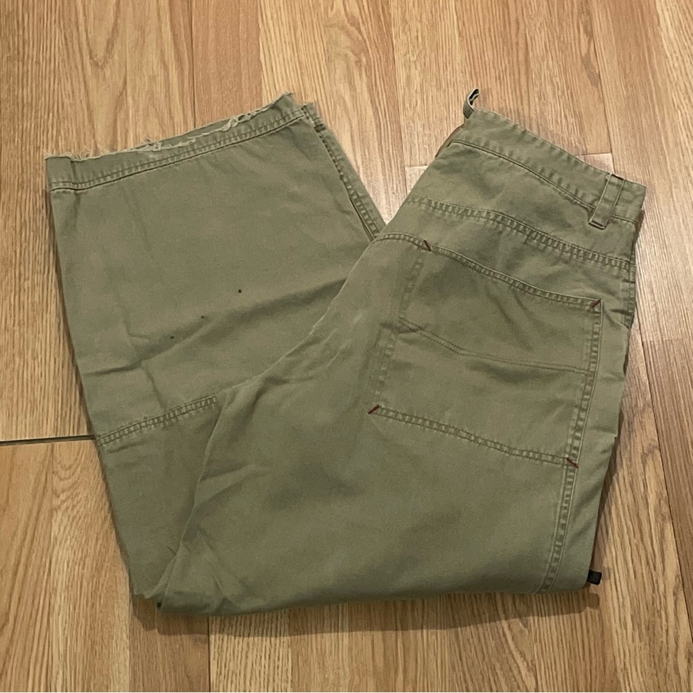 Vintage Y2K Mountain Dew Pants Mens 32x30 (30x25) Cargo Brown Outdoors Hiking